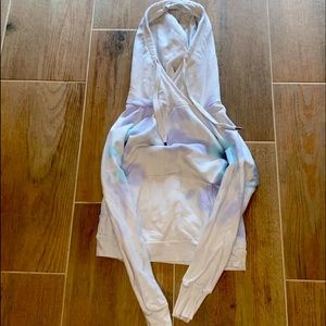 NSF Tie-Dye Hoodie Sweater - White and Pastel